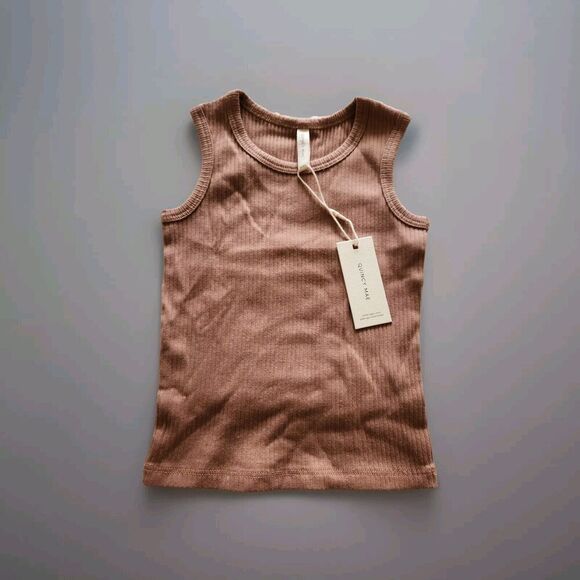 Quincy Mae‎ Organic Cotton Tank Top Size 18-24 Month NWT - Picture 1 of 2